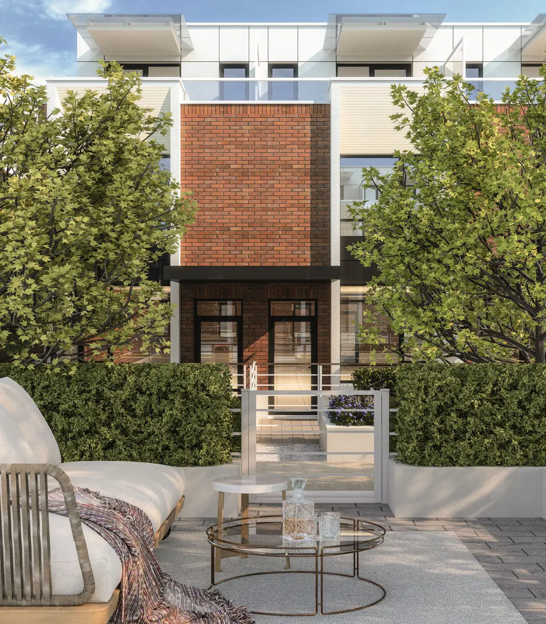 West Oak Townhomes patio